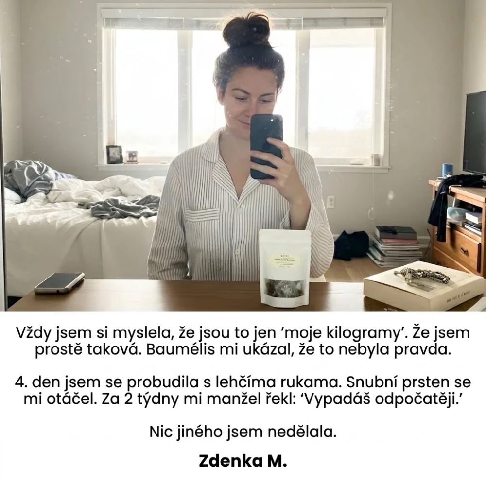 Menopauza zadržuje vodu. Baumélis ji přirozeně odvádí. — Cirkulační detoxikační bylinný čaj