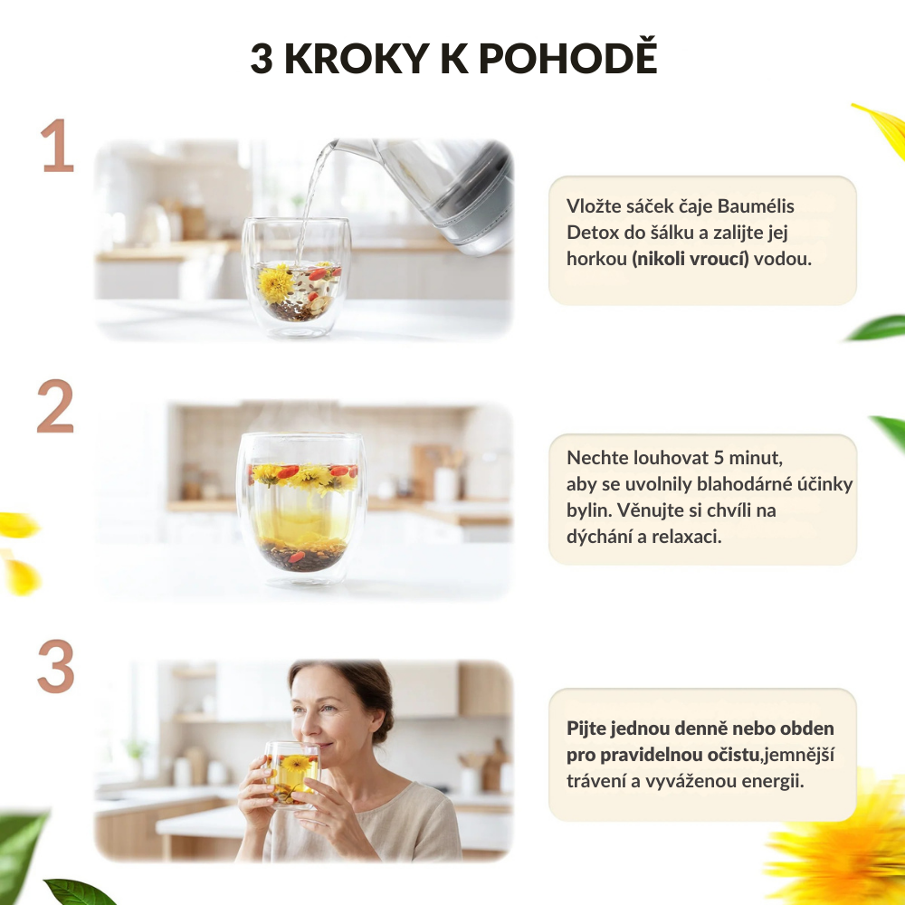 Cirkulační detoxikační bylinný čaj – Baumélis