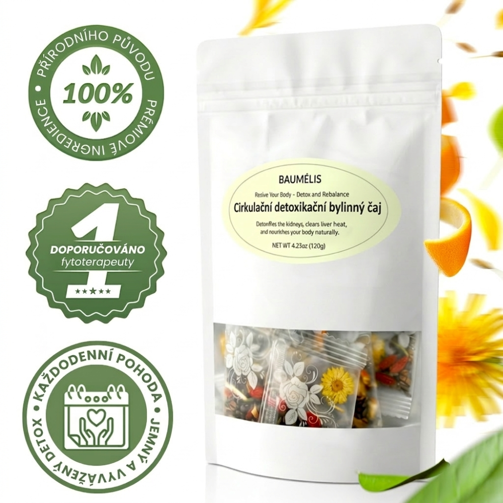 Cirkulační detoxikační bylinný čaj – Baumélis