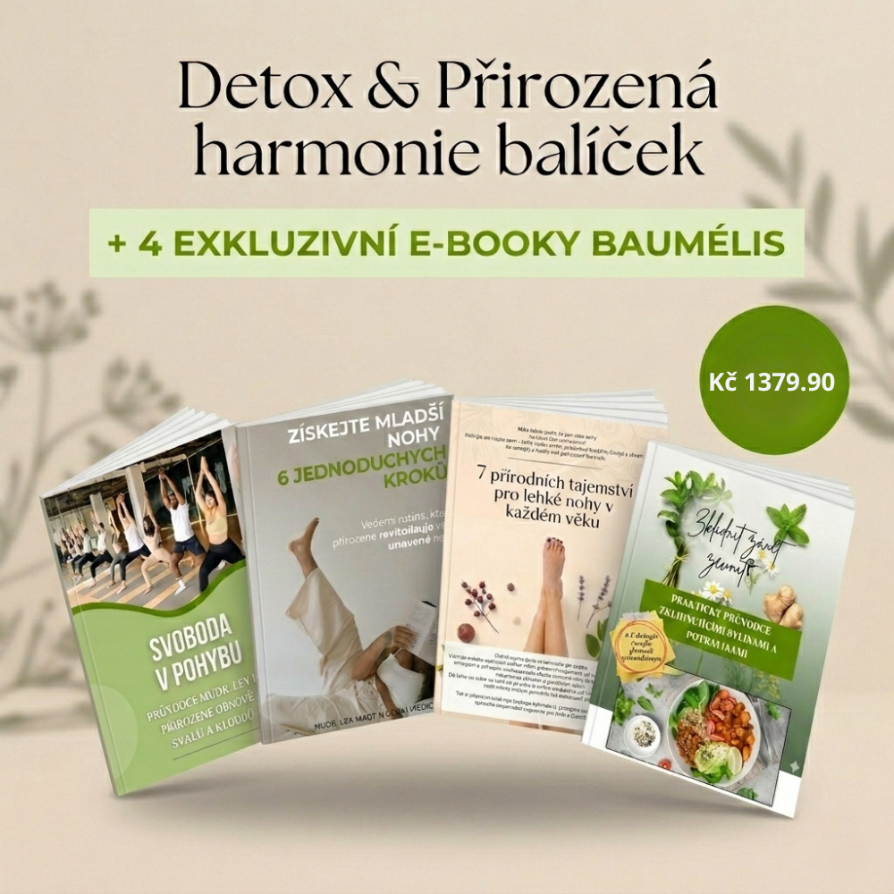 Detox & Přírodní harmonie balíček – 4 exkluzivní e-knihy Baumélis